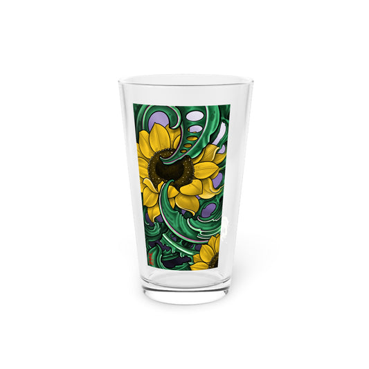 Sunflower Mech (Pint Glass, 16oz)
