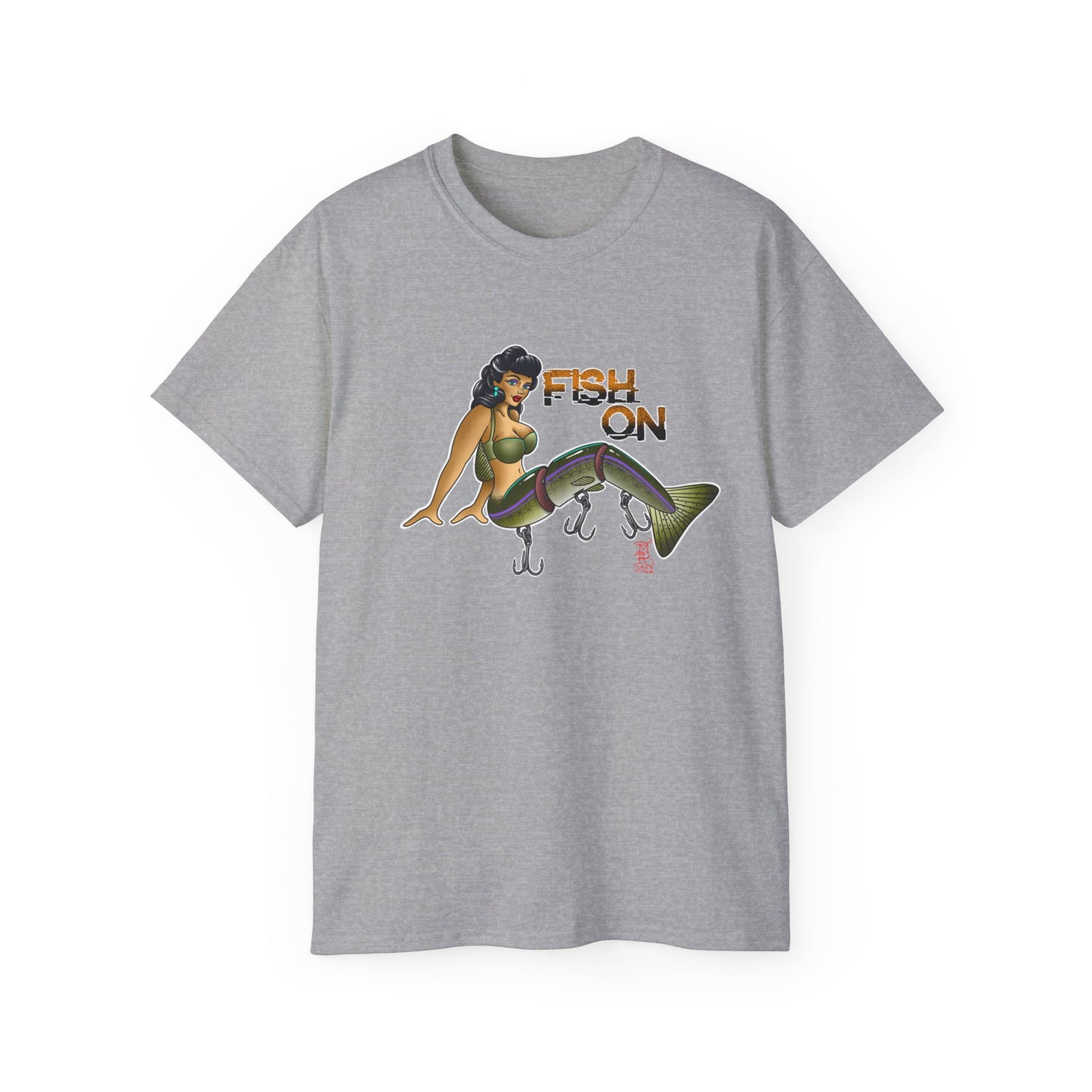 Fish on pin up