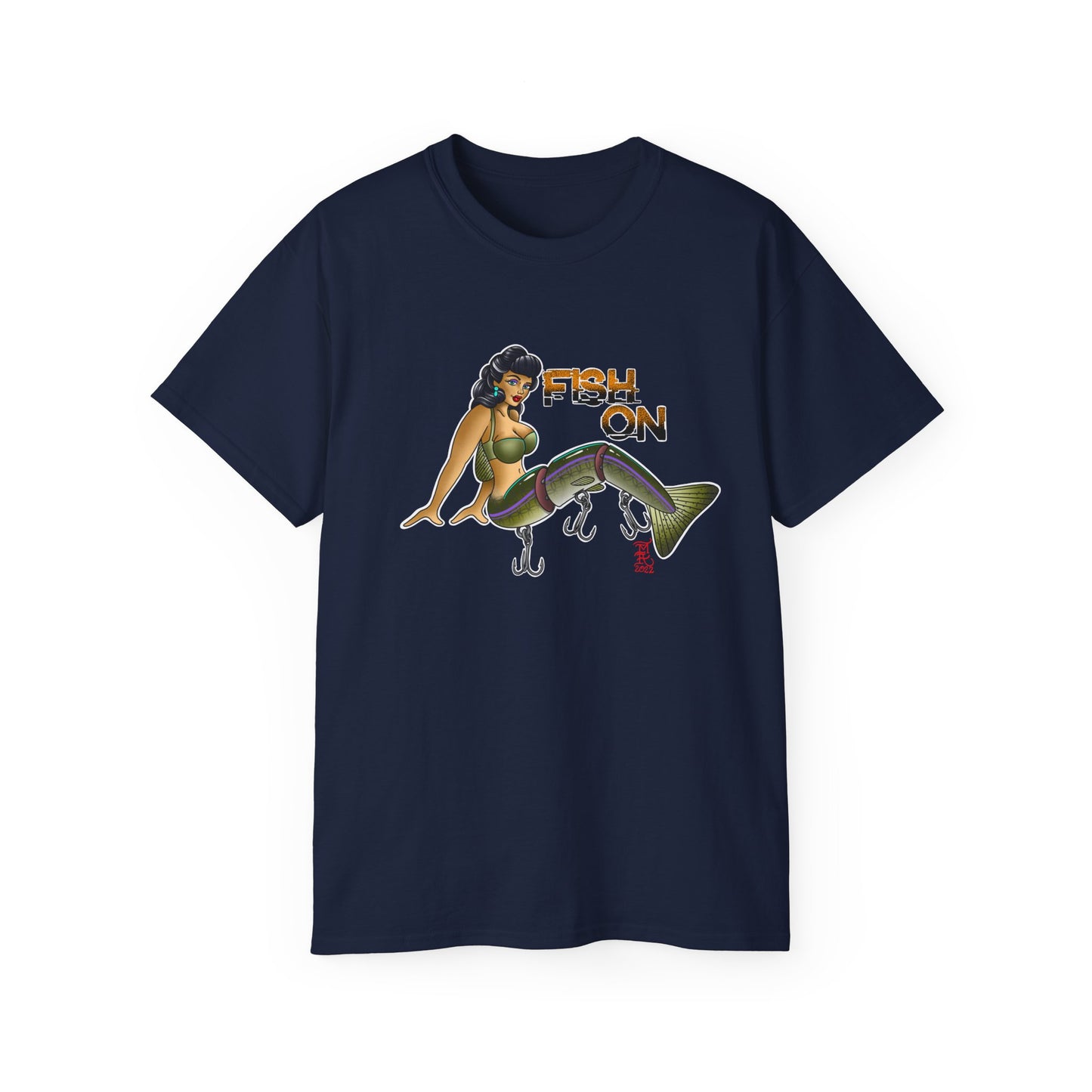 Fish on pin up
