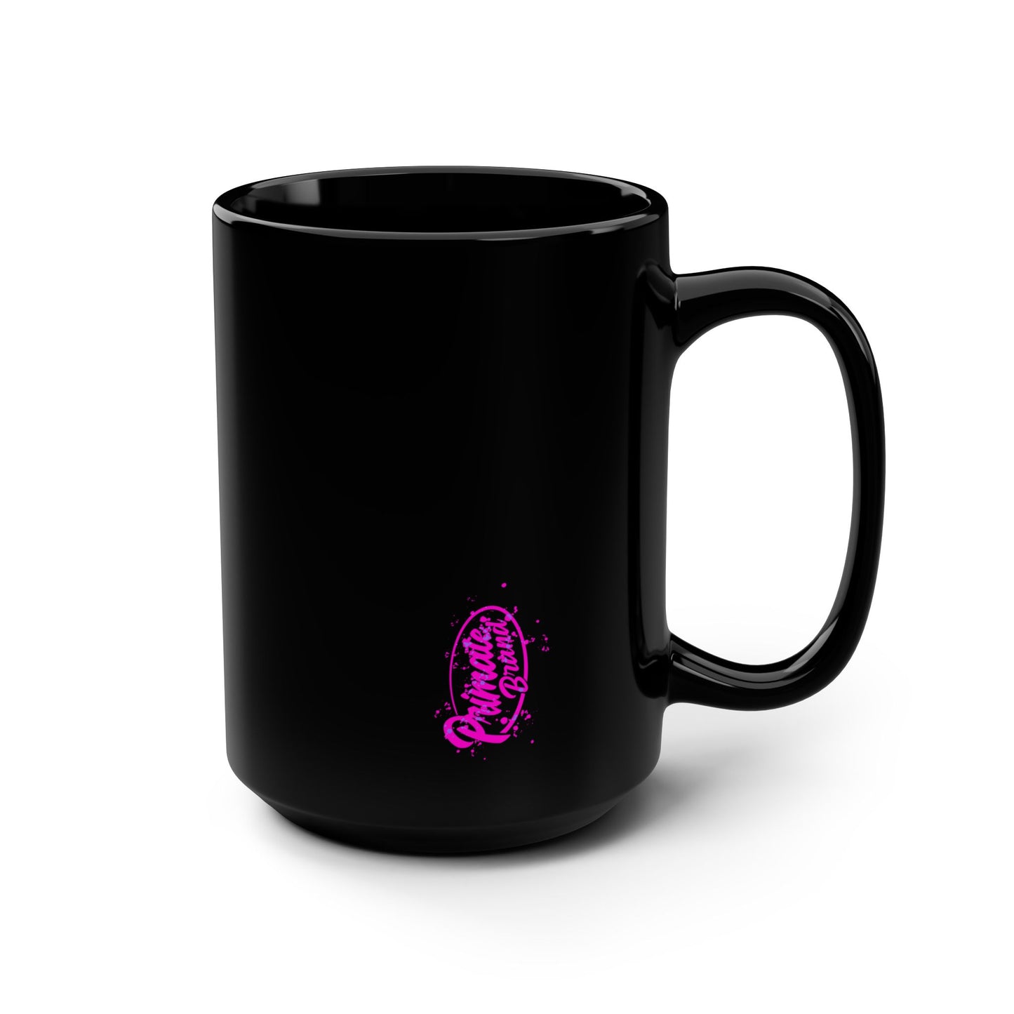 Night flower (Black Mug, 15oz)
