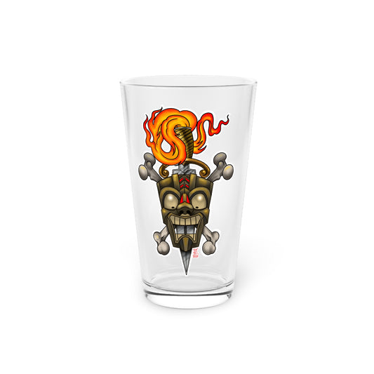 Tiki dagger (Pint Glass, 16oz)