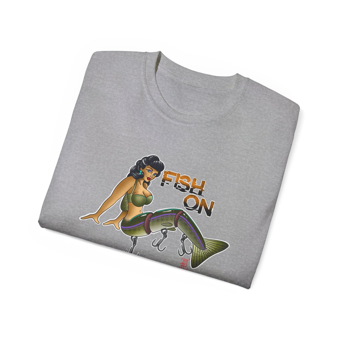 Fish on pin up