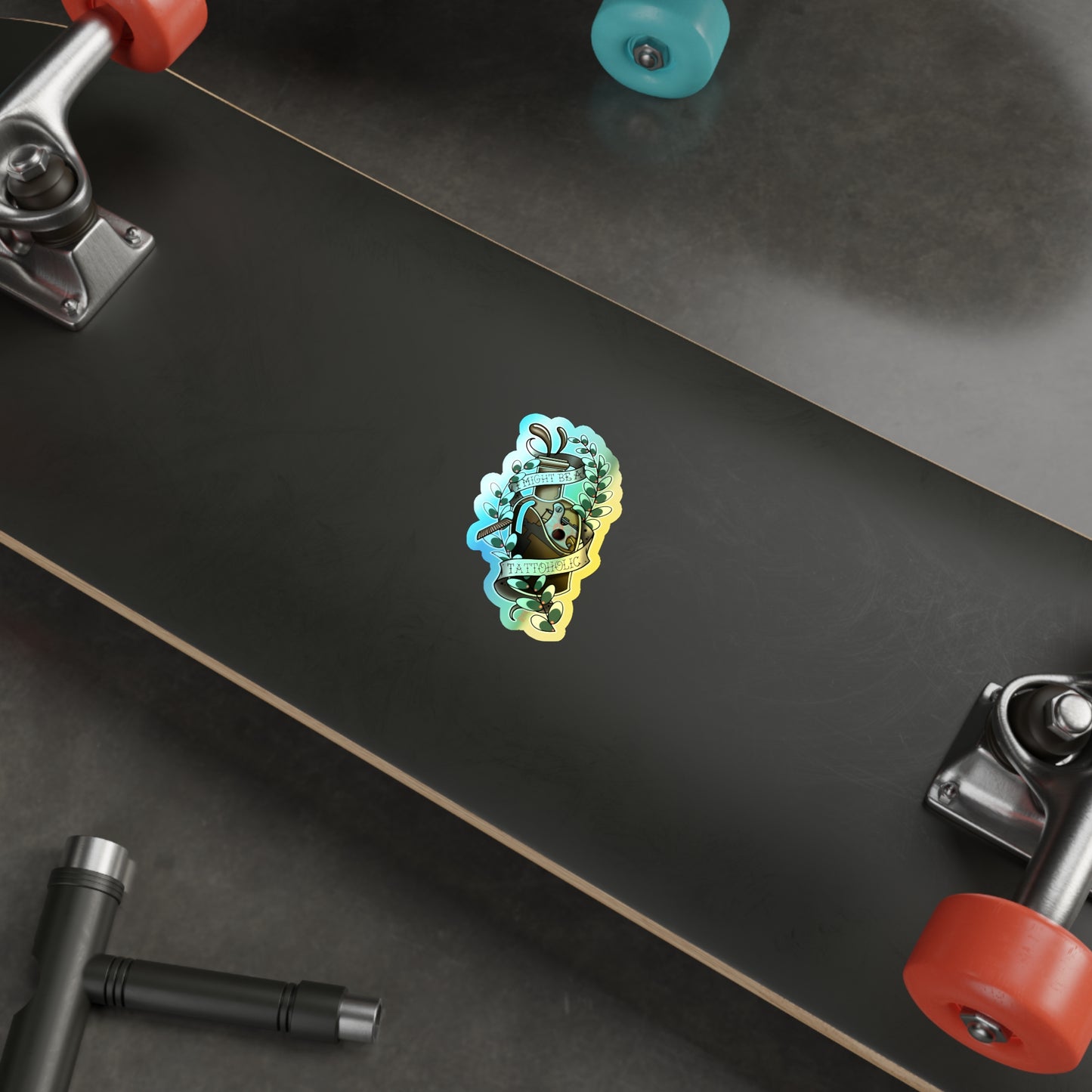 Tattoholic Holographic Die-cut Stickers