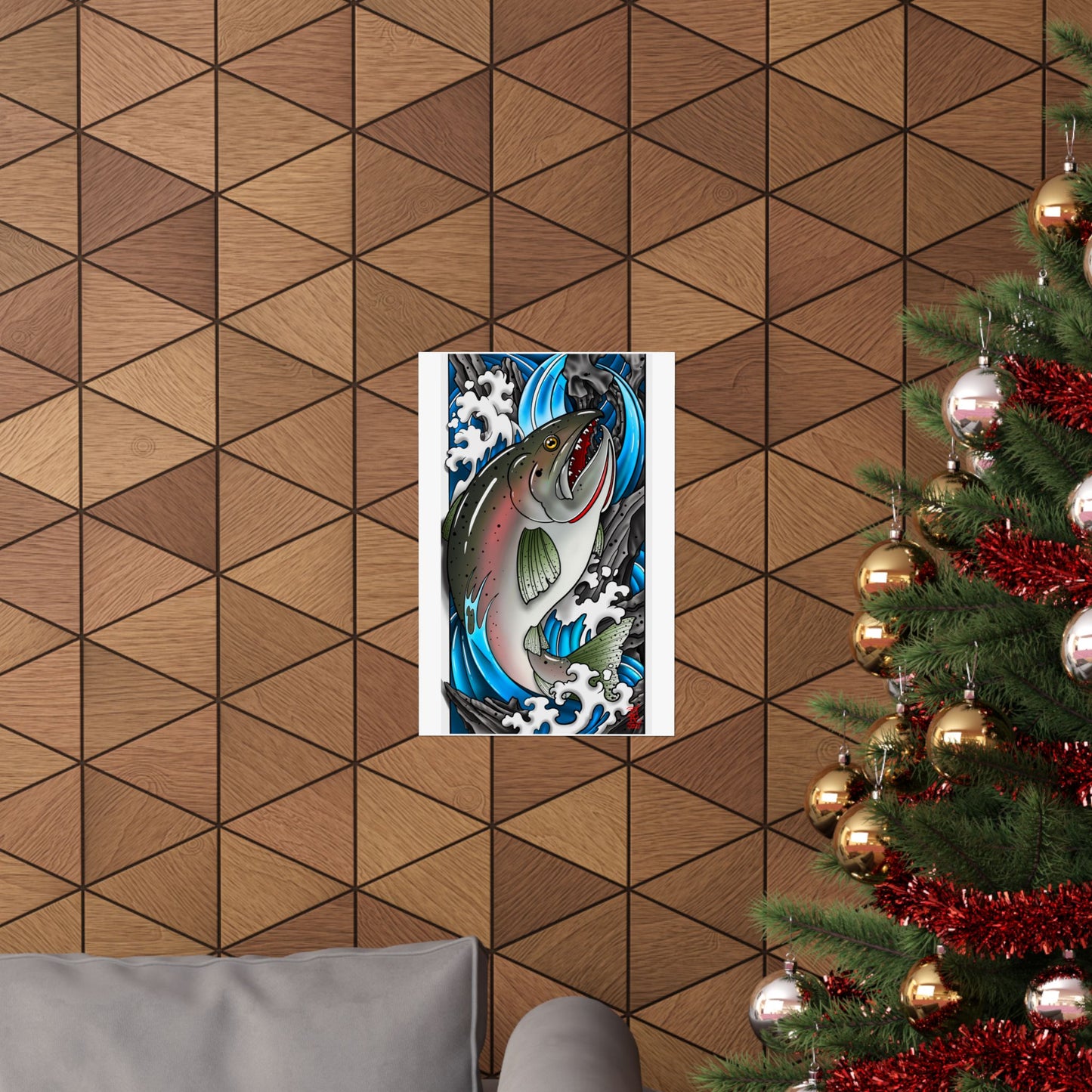 Salmon (koi style)