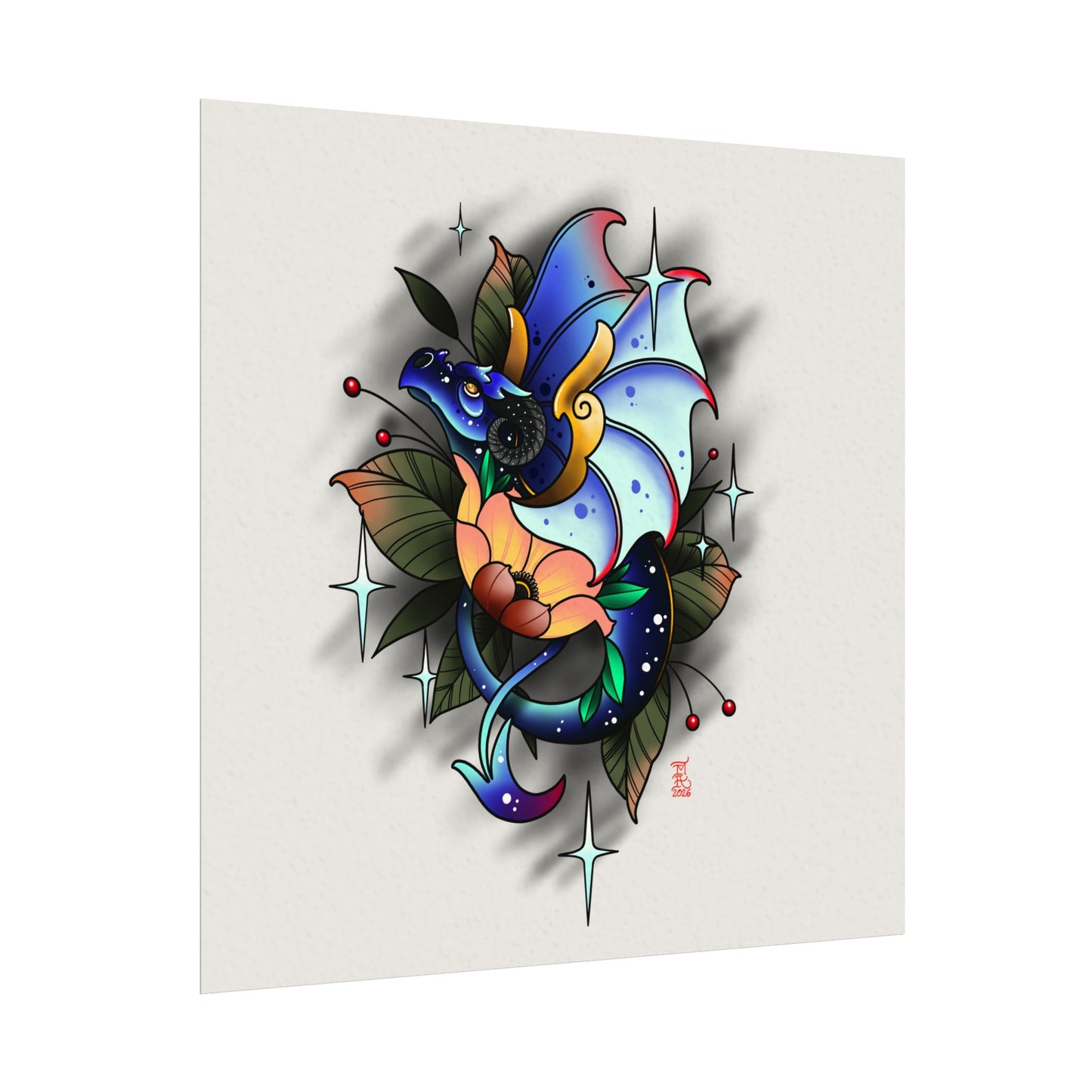 Textured Watercolor Matte Posters