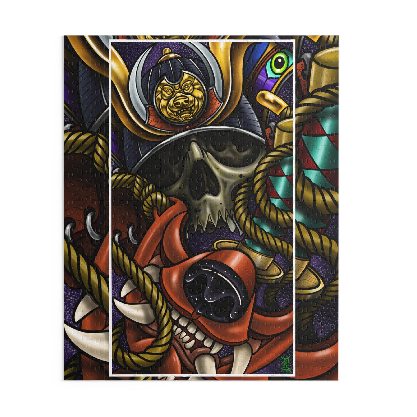 Samurai Bear Puzzle (120, 252, 500-Piece)